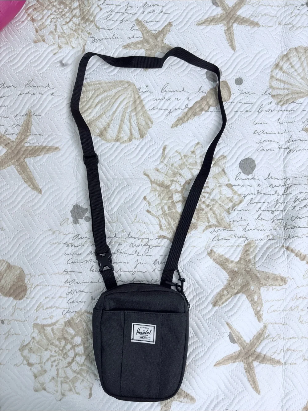 Black Crossbody Bag for Men or Women